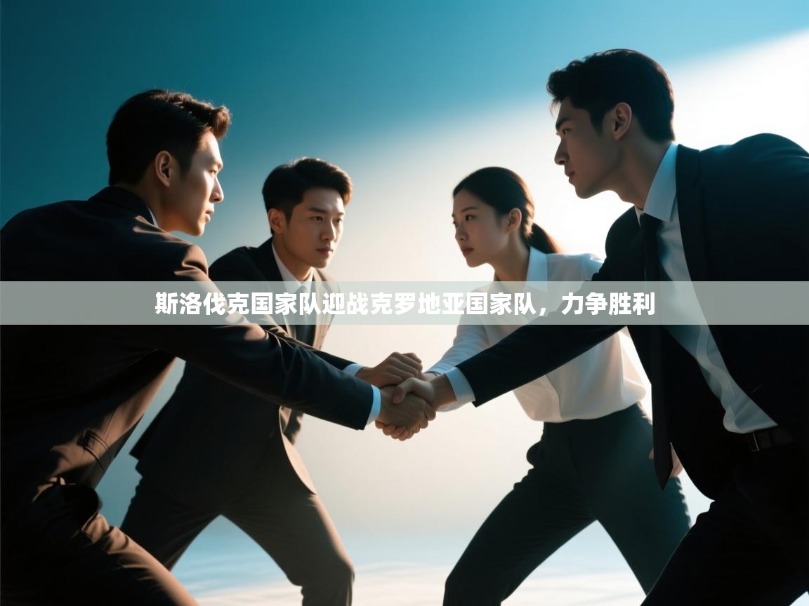 斯洛伐克国家队迎战克罗地亚国家队，力争胜利